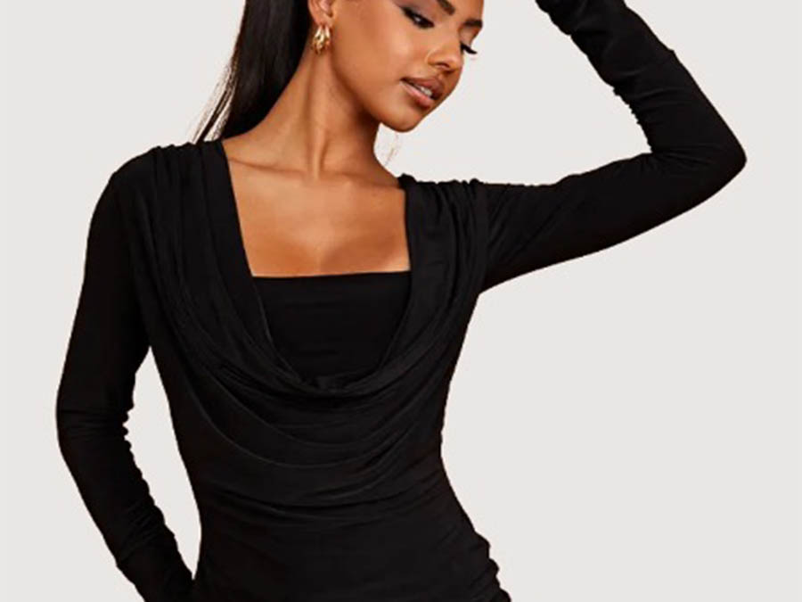 Catch Cowl Neck Dress - Fashion.ie 2023