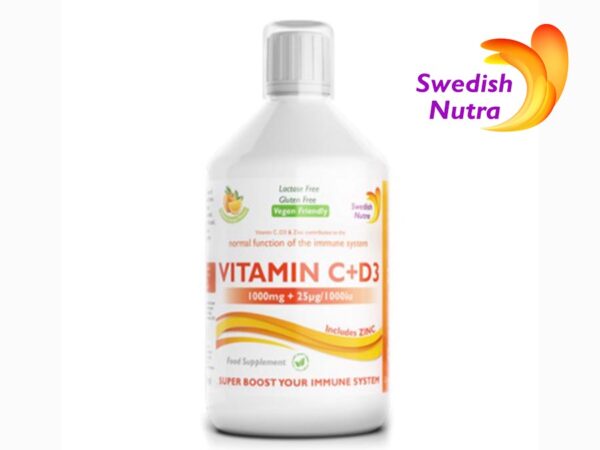 Swedish Nutra Vitamin C + D3