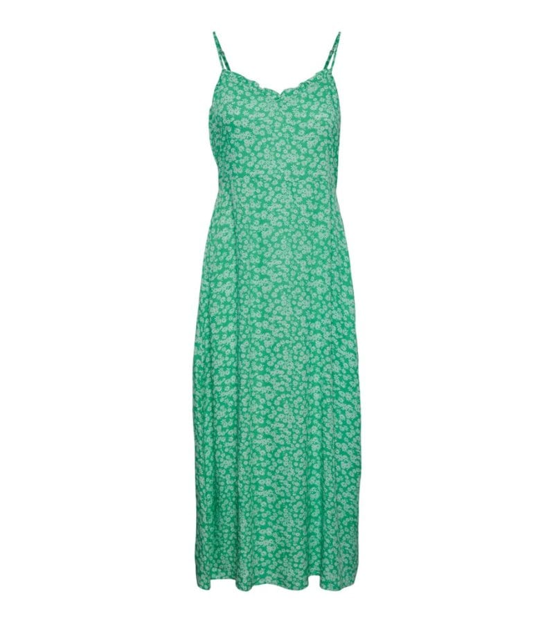 Vero Moda Nya Green Floral Slip Dress