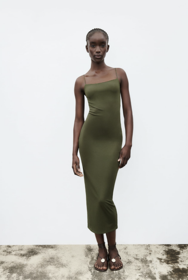Zara Fitted Maxi Dress