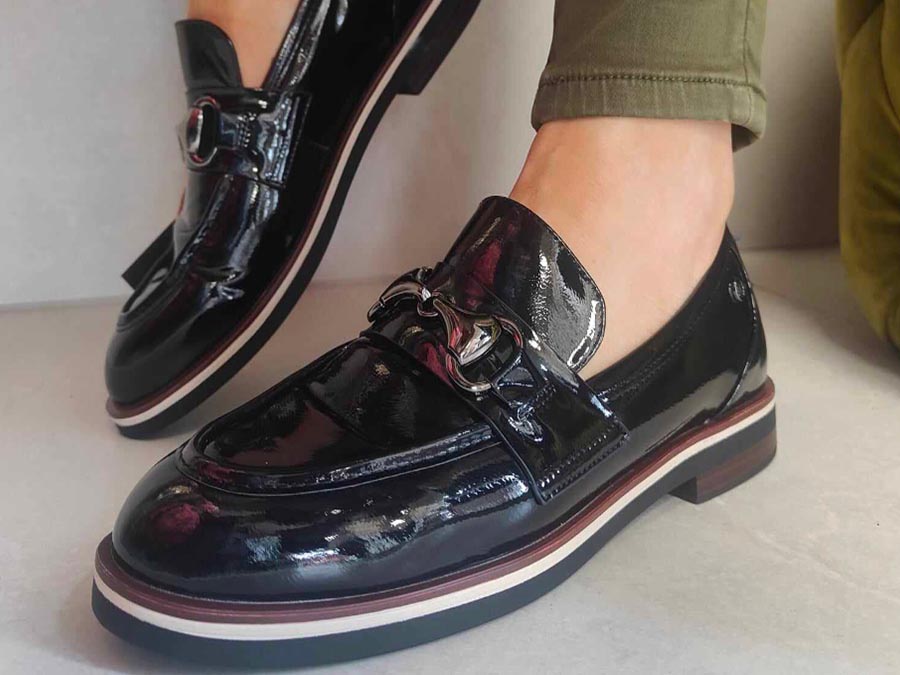 Latest Ladies black loafers in Ireland Fashion.ie