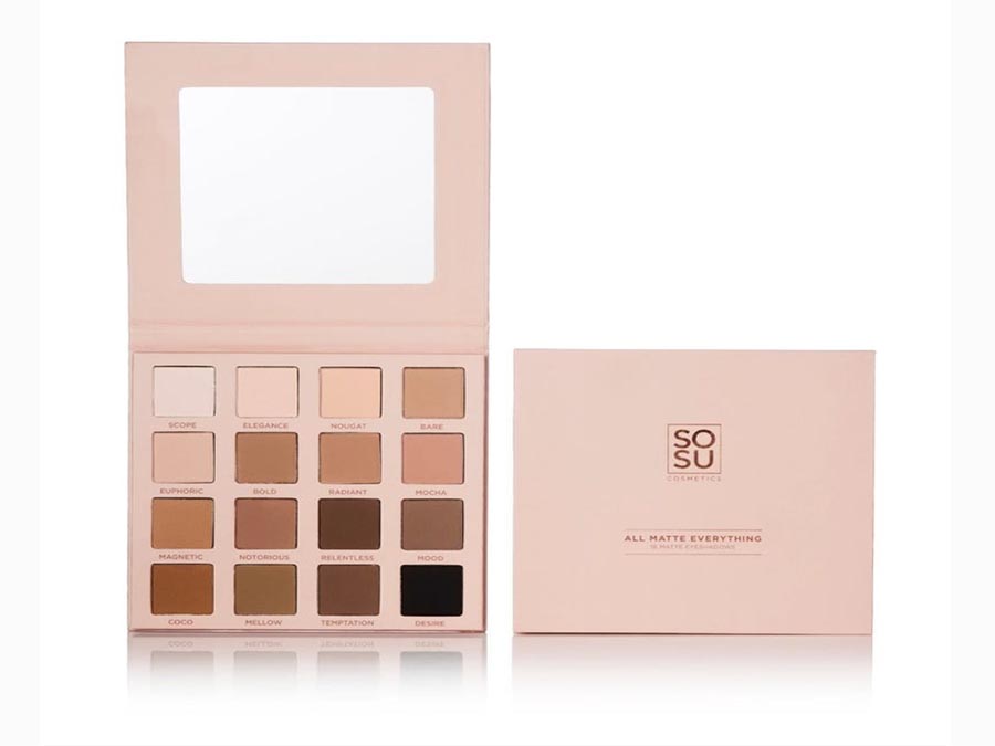 SoSu All Matte Everything Eyeshadow Palette Fashion.ie Ireland