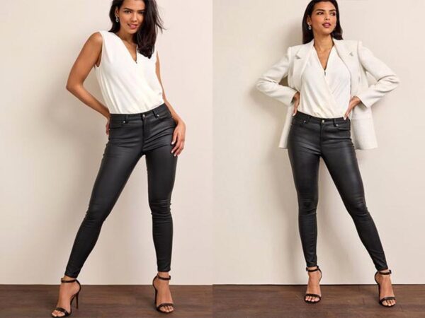 Buy Ladies Black Coated Skinny Jeans Fashion.ie 2023