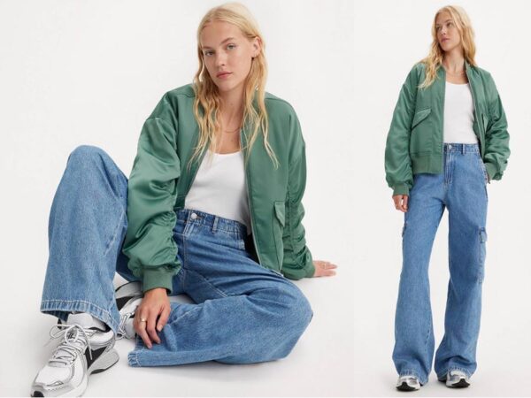 Ladies Levis Baggy Cargo Jeans Fashion.ie 2024 Ireland