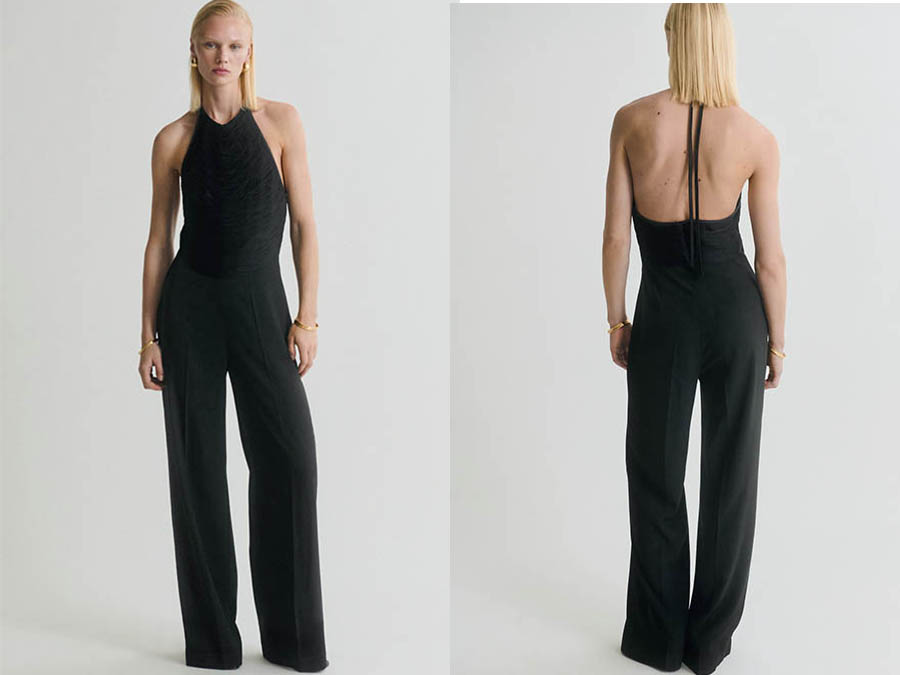 Ladies Black Halter Neck Jumpsuit Ireland 2025