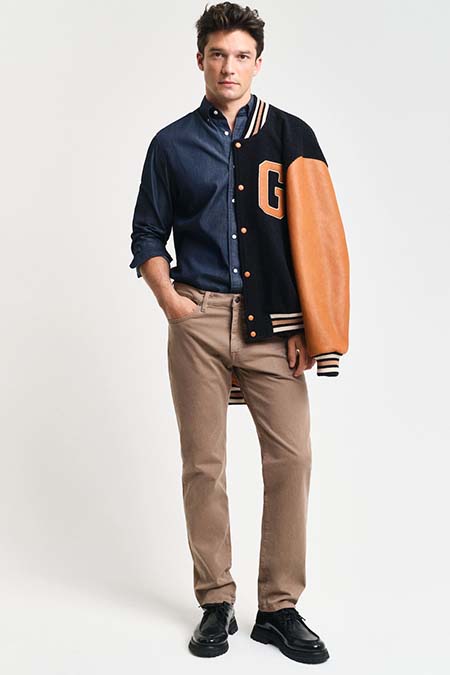 GANT Men's Regular Fit Cotton Indigo Shirt Ireland 2025