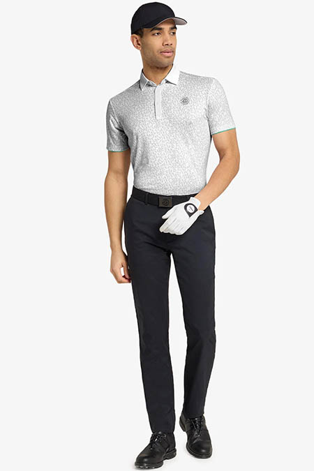 Galvin Green Off White Polo Golf Shirt
