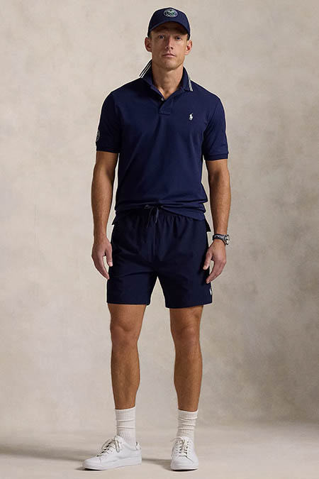 Wimbledon Classic Fit Stretch Polo Shirt