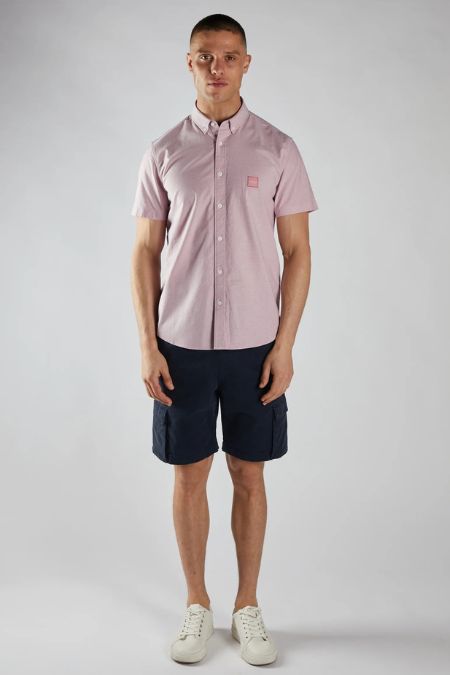 Diesel Men's Pink Short Sleeve Shirt Ireland 2025