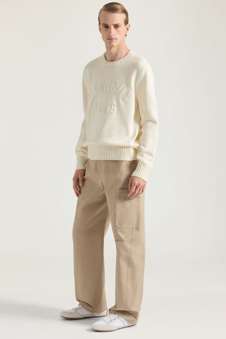 Givenchy Embroidery Cotton Knit Sweater. Men's designer fashion clothing Ireland 2025