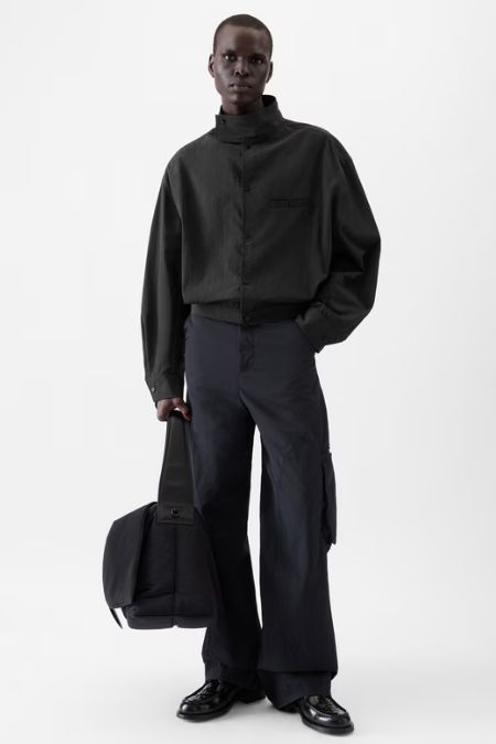 Jacquemus Men’s Black Curvo Jacket. The latest in Men's designer fashion clothing Ireland 2025