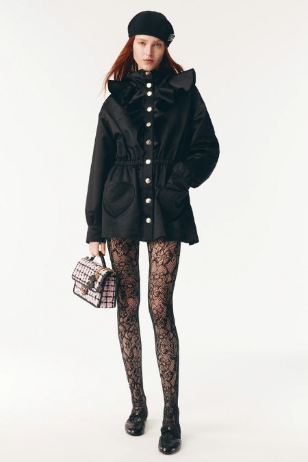 Chanel Ladies Black Silk Parka Jacket. Ladies luxury fashion fashion Ireland 2025